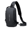 Herren Brust/ Schulter Rucksack mit USB-Ladeanschluss - LOMIK